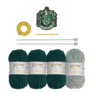 Harry Potter Strick-Set Beanie Slytherin