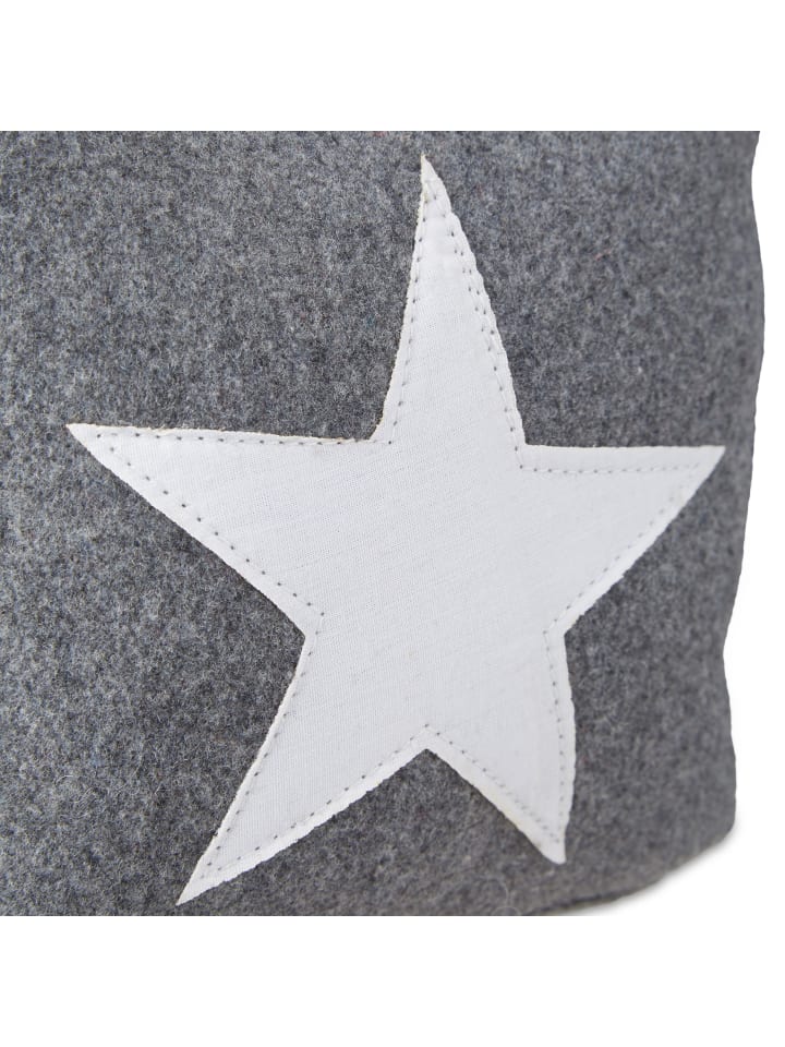 relaxdays Türstopper Stern in Dunkelgrau - (B)15x (H)20 x (T)15 cm günstig kaufen onesize