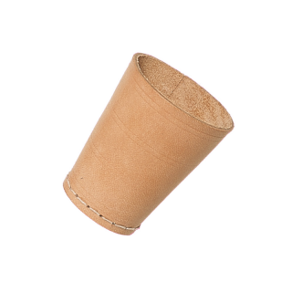 Lederbecher mit Filz
