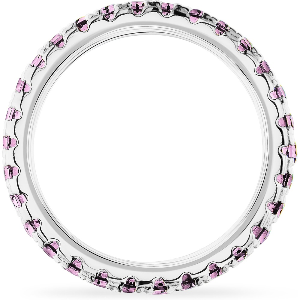 FAVS Bague pour femme 925 Argent rose Bague