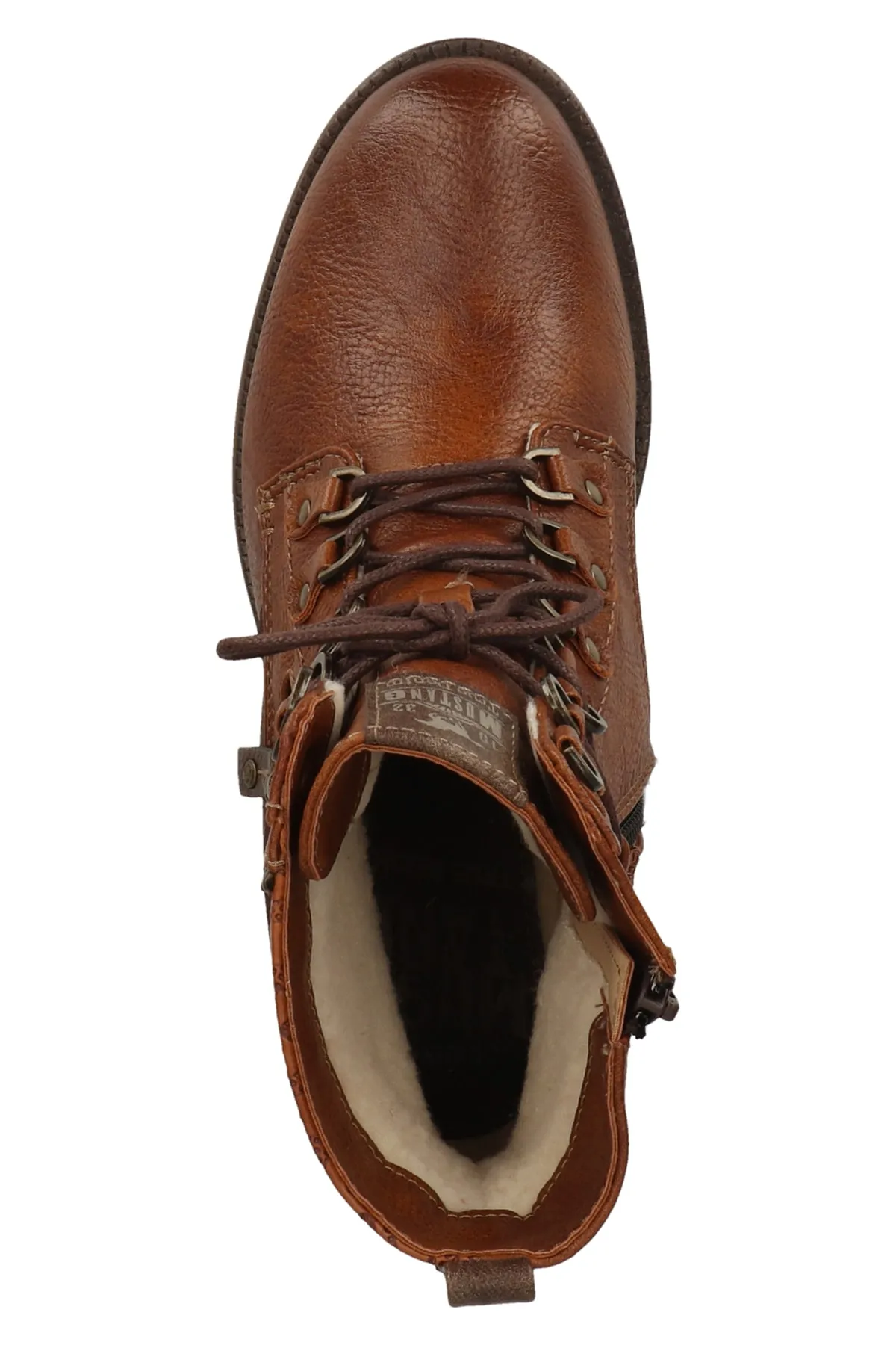 Mustang  Stiefelette - Braun - Blockabsatz