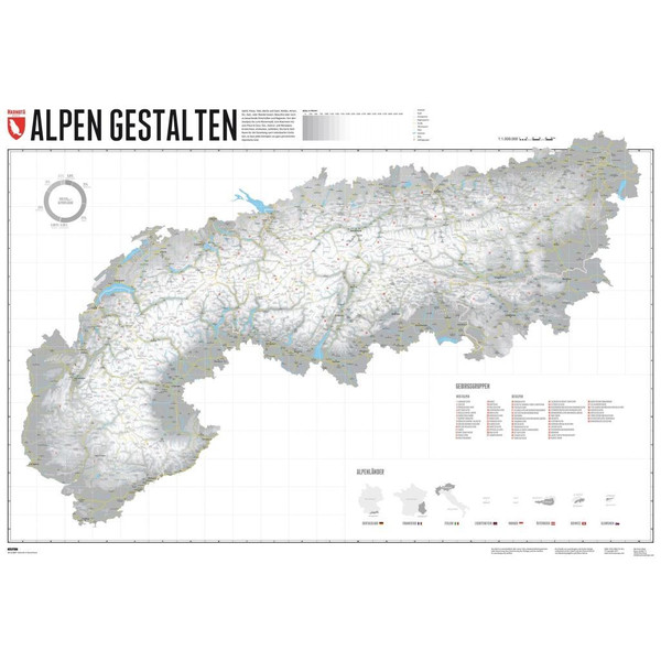 Alpen Gestalten - Edition 2 - Karte