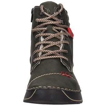 Rieker Schnürstiefelette in grün