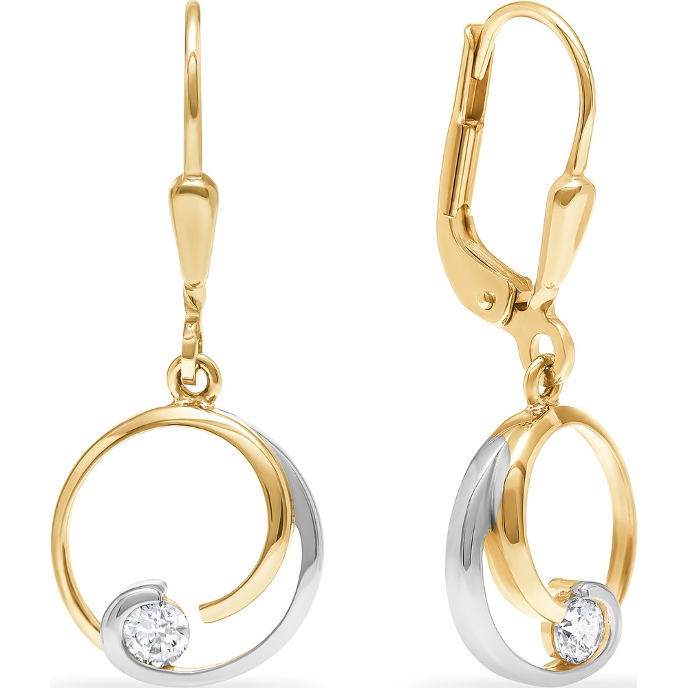 FAVS Boucles d'oreilles 375 Or jaune Boucles d'oreilles