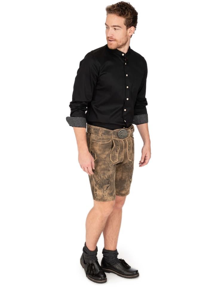 MADDOX Lederhose URGSEE in hellbraun günstig kaufen