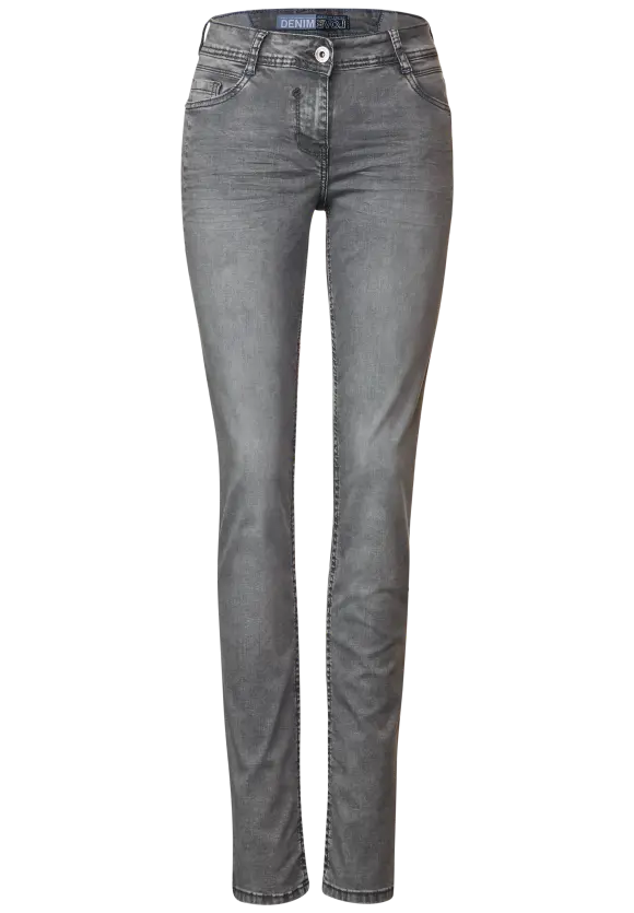 CECIL Graue Loose Fit Jeans