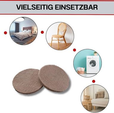 ToCi Filzgleiter 300x Filzgleiter Beige div. Größen selbstklebend Möbel und Bodenschutz