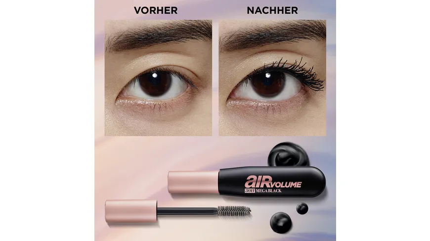 L'ORÉAL PARIS Mascara Air Mega Volume 30H 9.4 ml 0 - schwarz