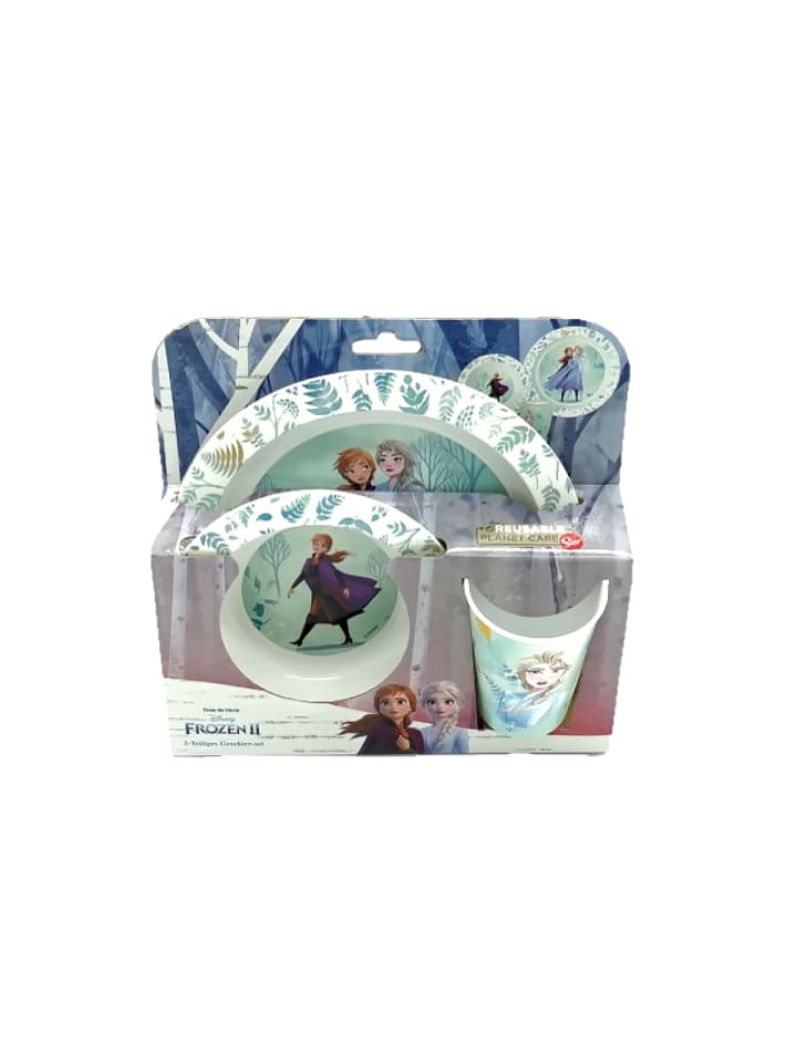 Stor Frozen Disney Die Eiskönigin Kindergeschirr 3er Set Elsa Anna 3 Jahre günstig kaufen onesize
