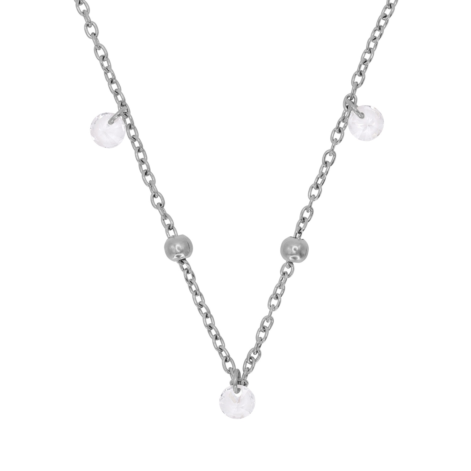 Collar Heideman Brooke, color plata pulida