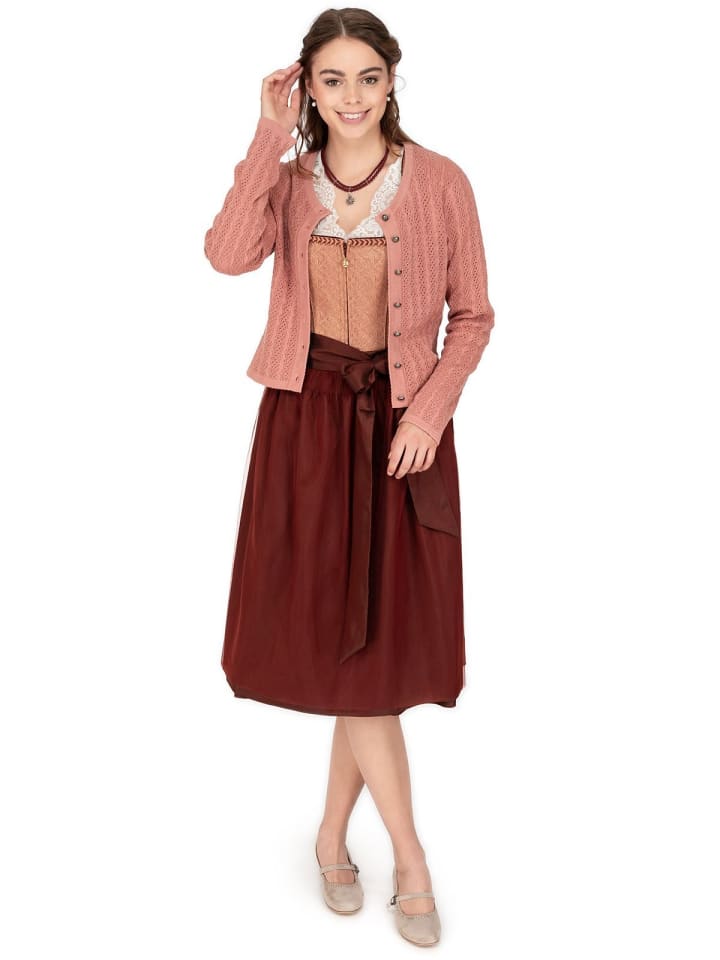 OS-Trachten Strickjacke 457000-7019 in rosa günstig kaufen