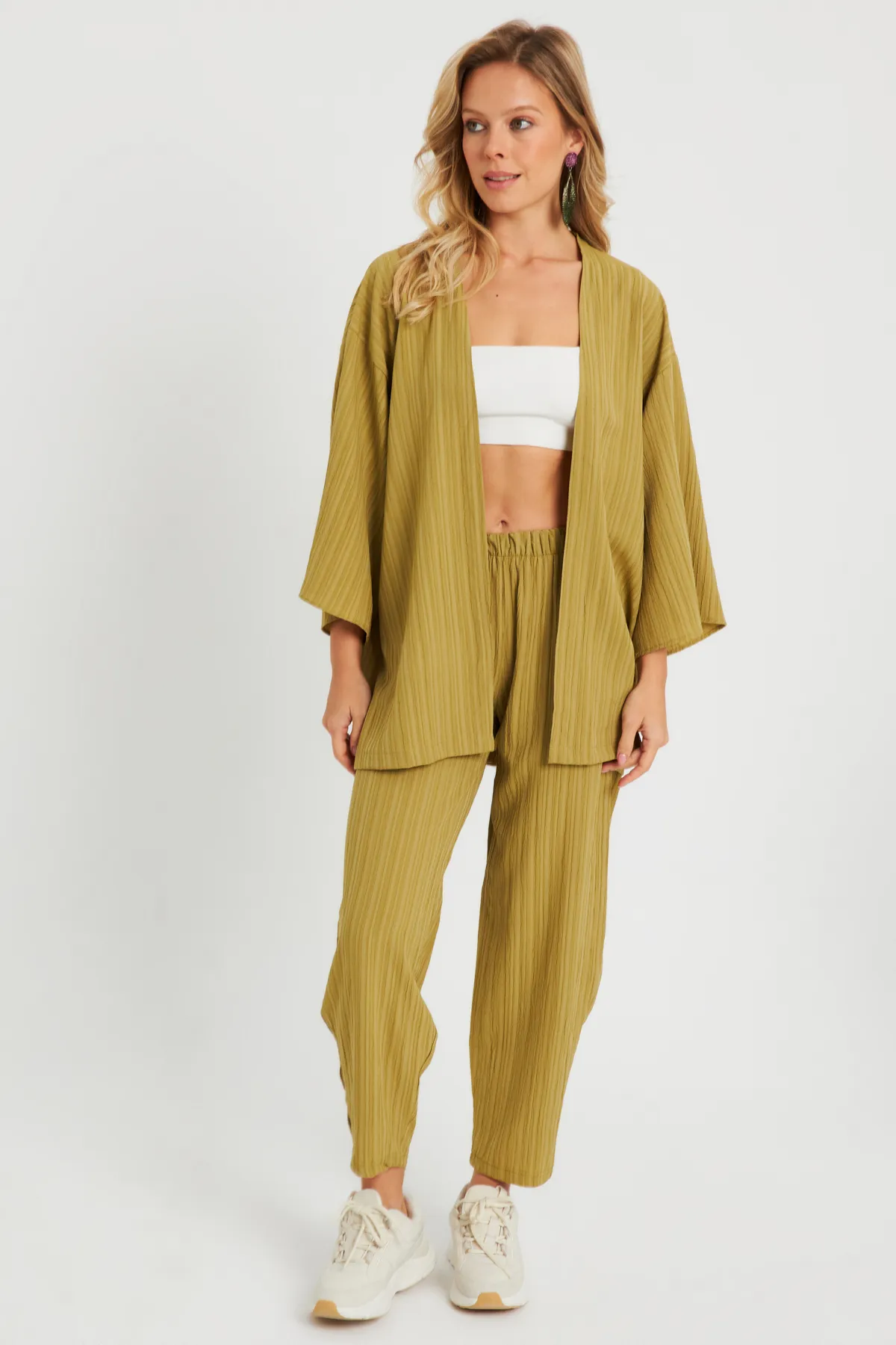 Cool & Sexy  Zweiteiler - Khaki - Regular Fit