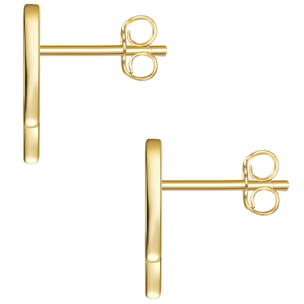 Glanzstücke München Puces d'oreilles en argent Argent sterling en Or jaune Boucles d'oreilles