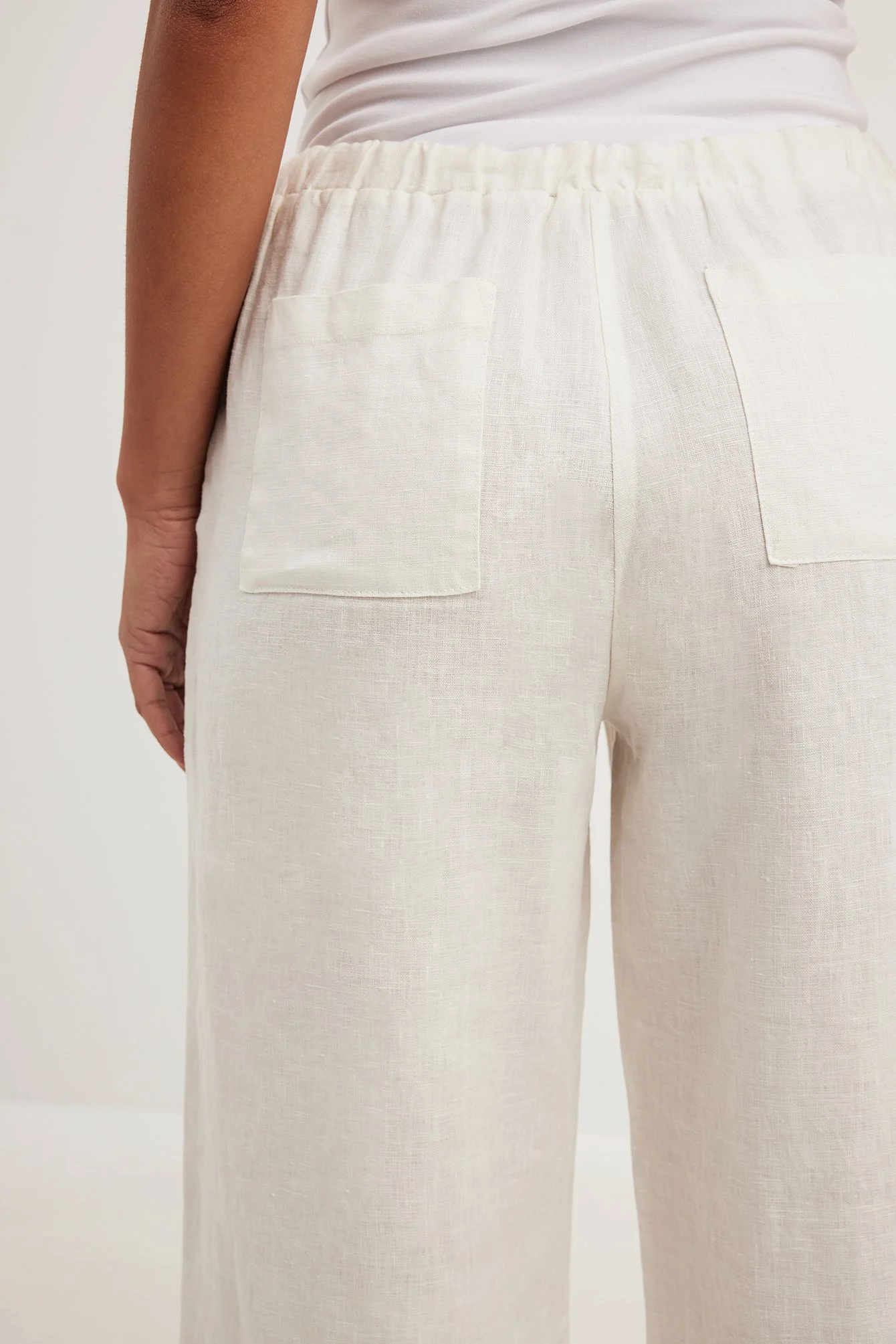 Leinenhose mit Kordelzug
