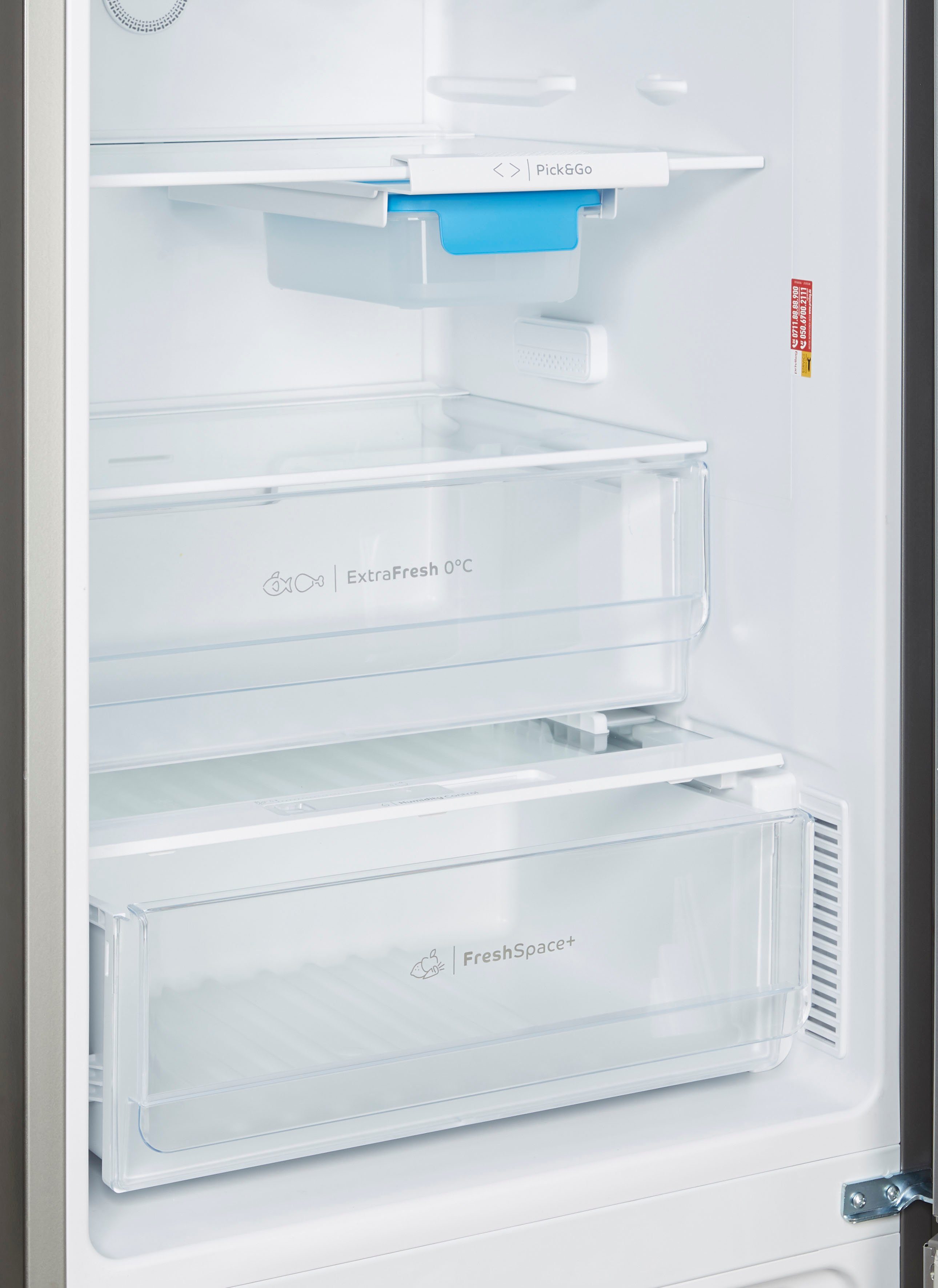 Privileg Kühl-/Gefrierkombination PRBN 496 EX, 202,7 cm hoch, 59,6 cm breit