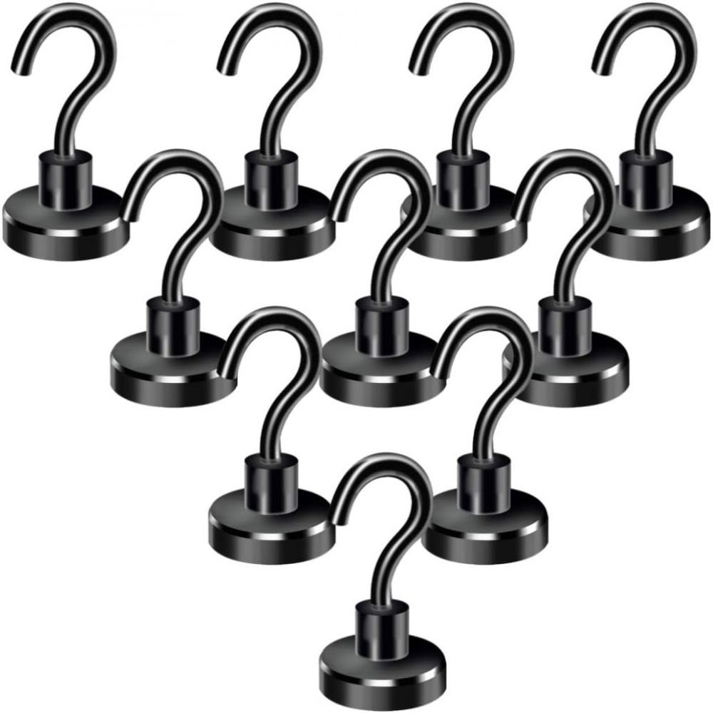 Haftmagnetschnäpper Magnethaken Extra Stark 8KG Neodym Magnet Haken für Werkzeug, Melteine