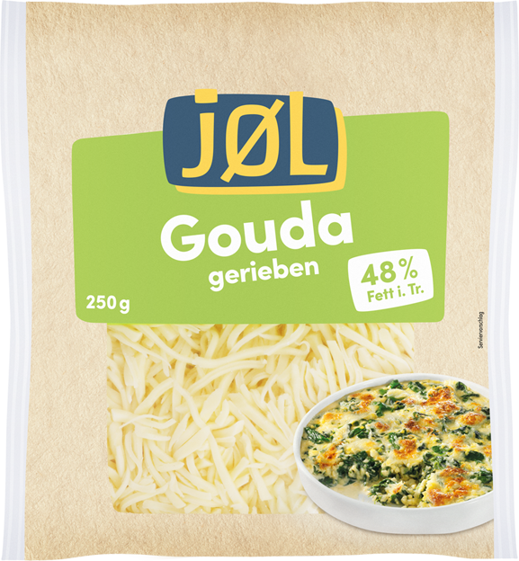 jØL Gouda gerieben