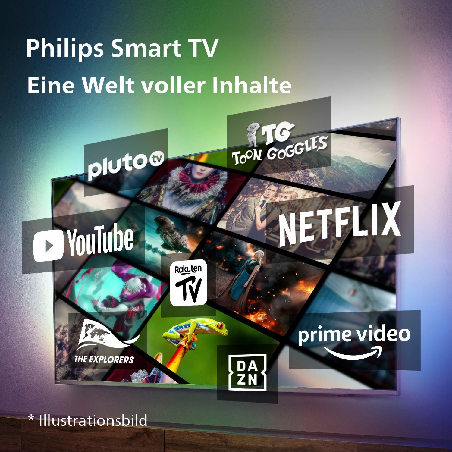 Philips 75PML9008/12 Mini-LED-Fernseher (189 cm/75 Zoll, 4K Ultra HD, Smart-TV)
