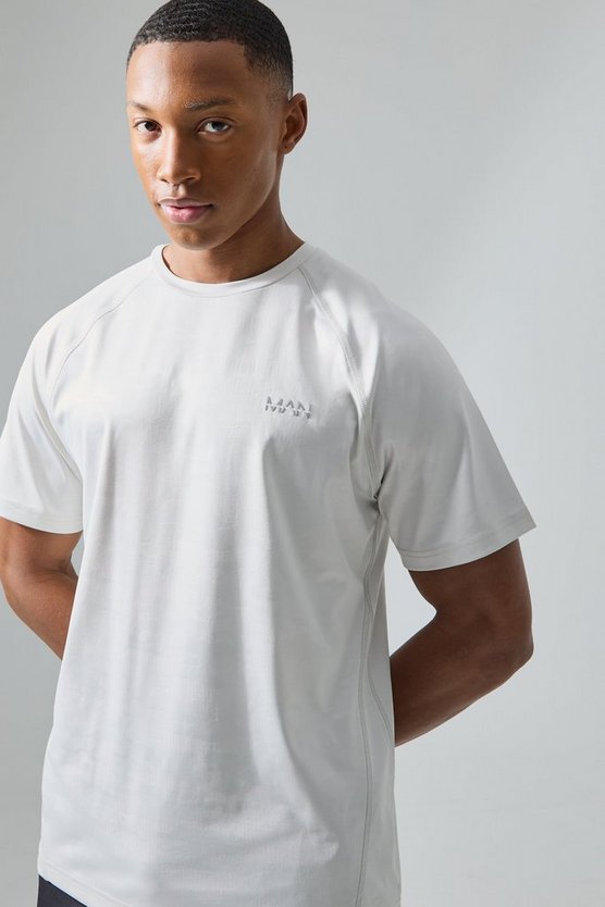 Man Active Camouflage Raglan T-Shirt
