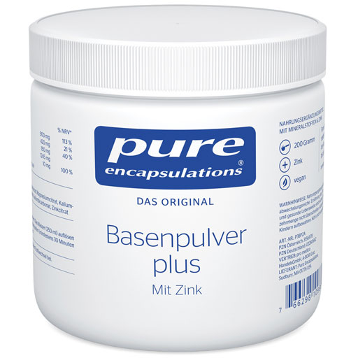 PURE ENCAPSULATIONS Basenpulver plus Pure 365 Plv.  200 g  Pulver