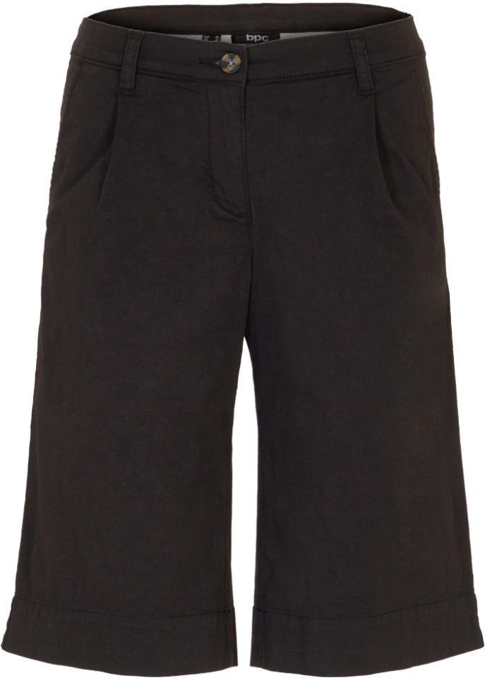 Weite Twill-Shorts