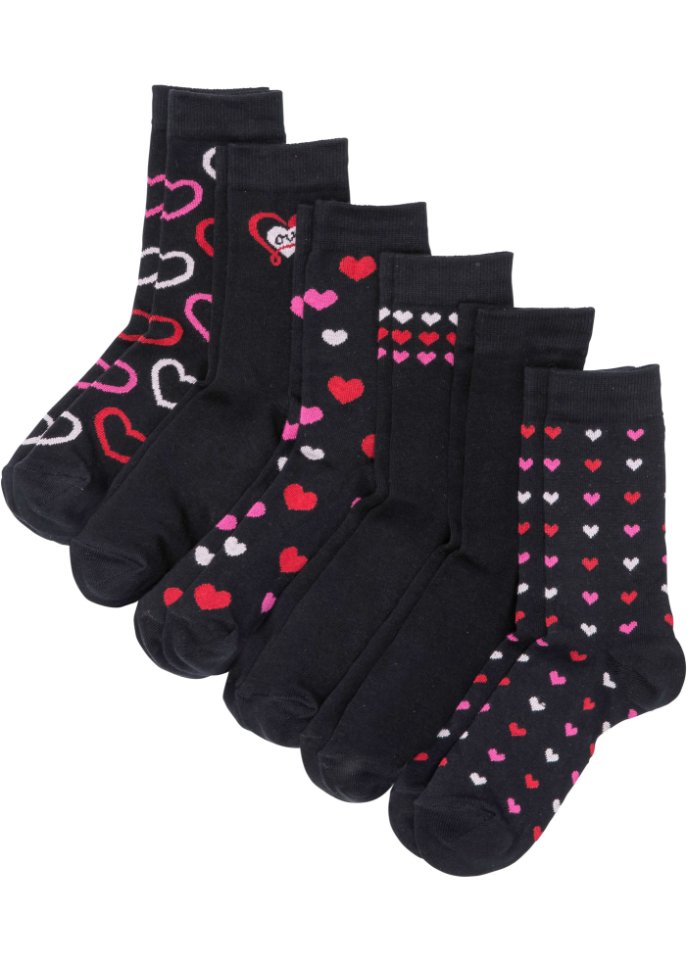 Damen Socken (6er Pack) mit Bio-Baumwolle