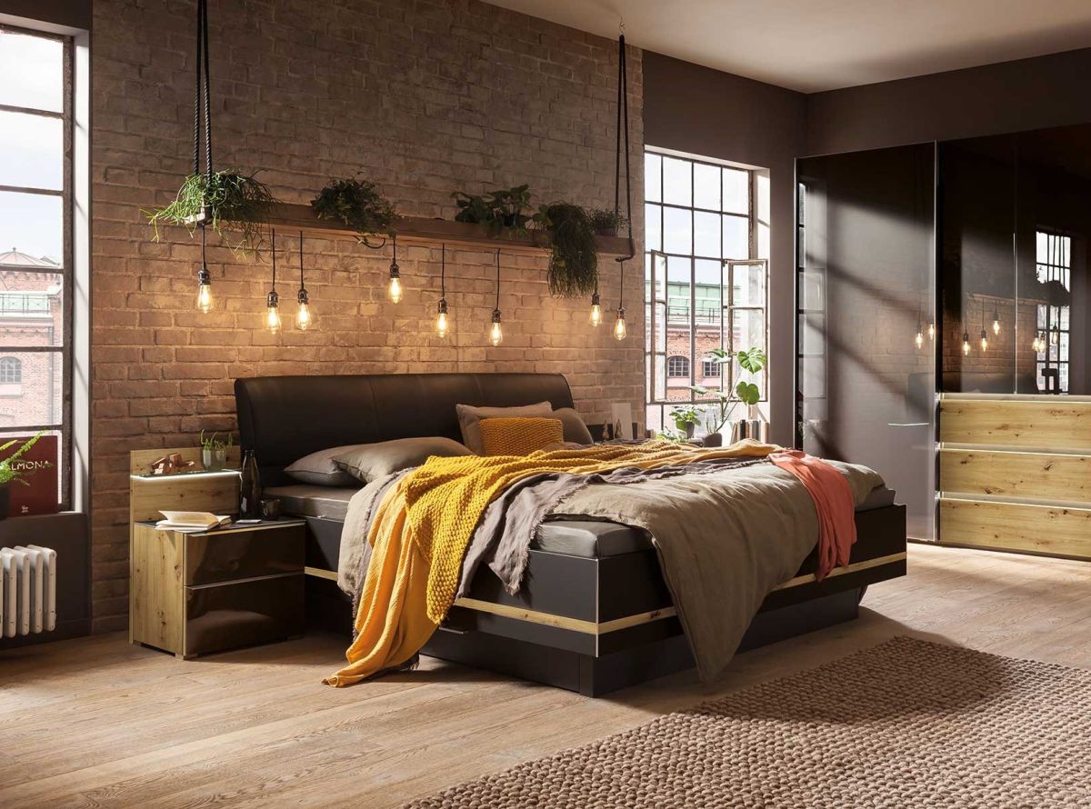 Nolte Betten System Concept me Basalt 180 x 200 cm