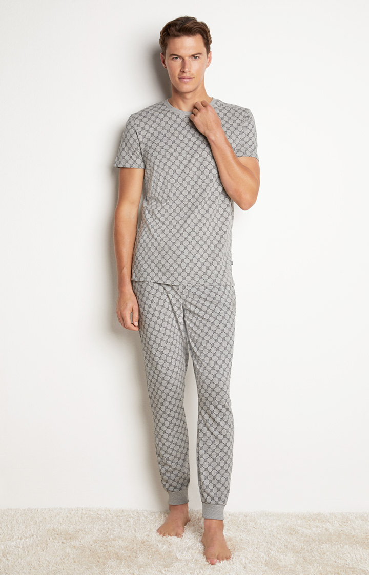 Loungewear T-Shirt in Grau
