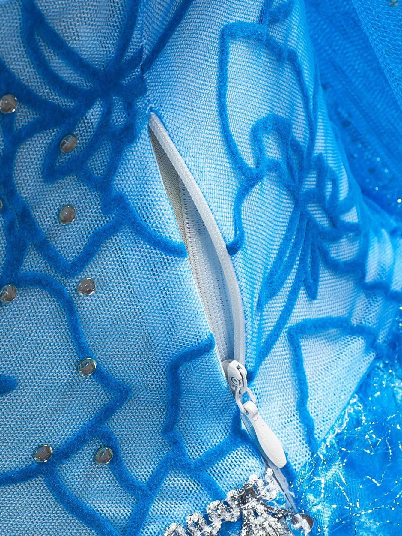 WaKuKa Prinzessin-Kostüm Elsa Mädchenkleid Weihnachtskostüme für Kinder