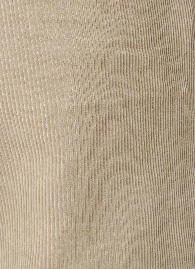 Pantaloni chino din catifea reiată Jabari, croială dreaptă, cu talie reglabilă cu șnur.