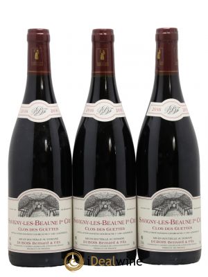 Savigny-lès-Beaune 1er Cru Le Clos Des Guettes Dubois Bernard & Fils 2016 - Lot de 3 Bouteilles