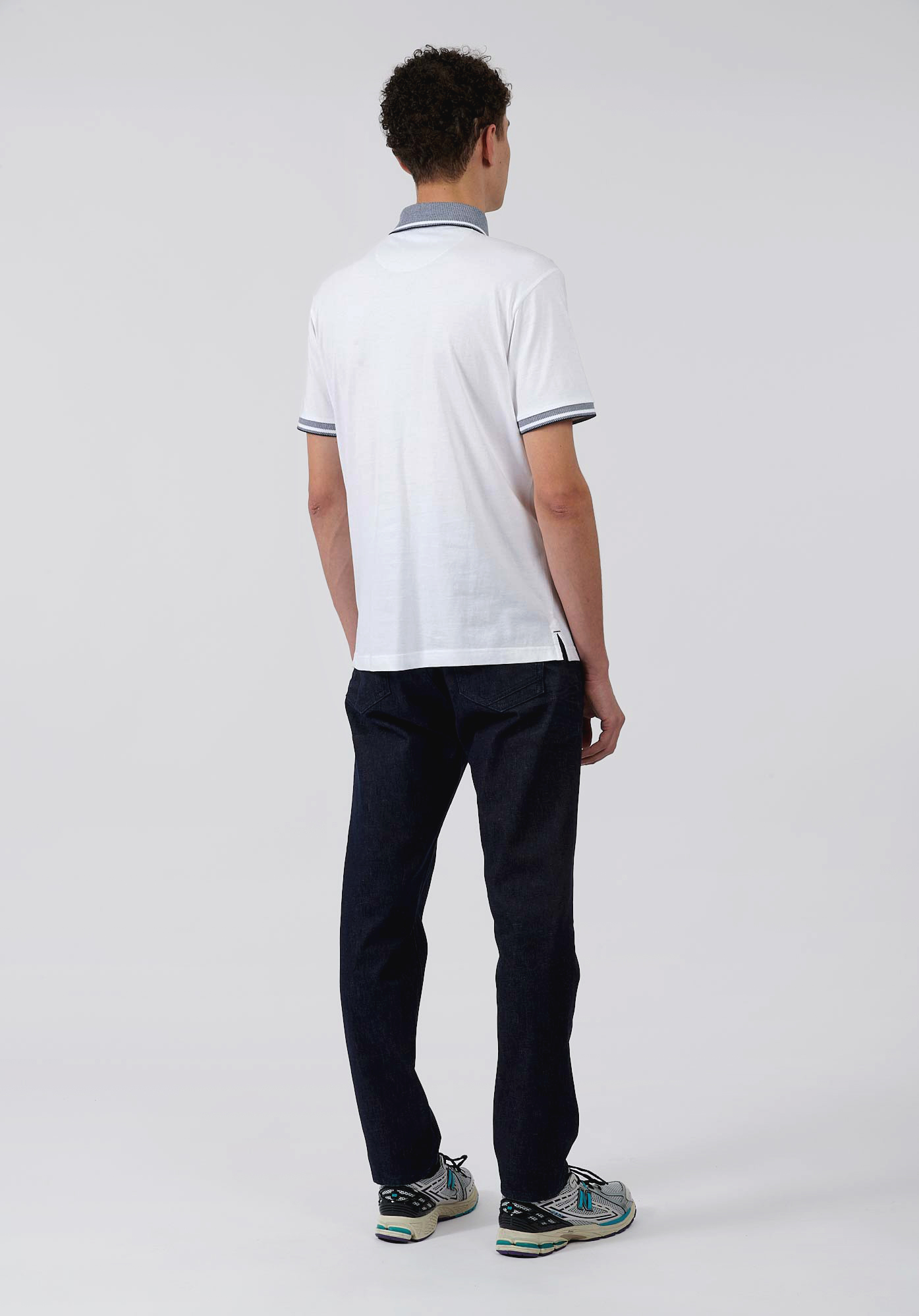 CHUN   Polo blanc Homme en 100% coton