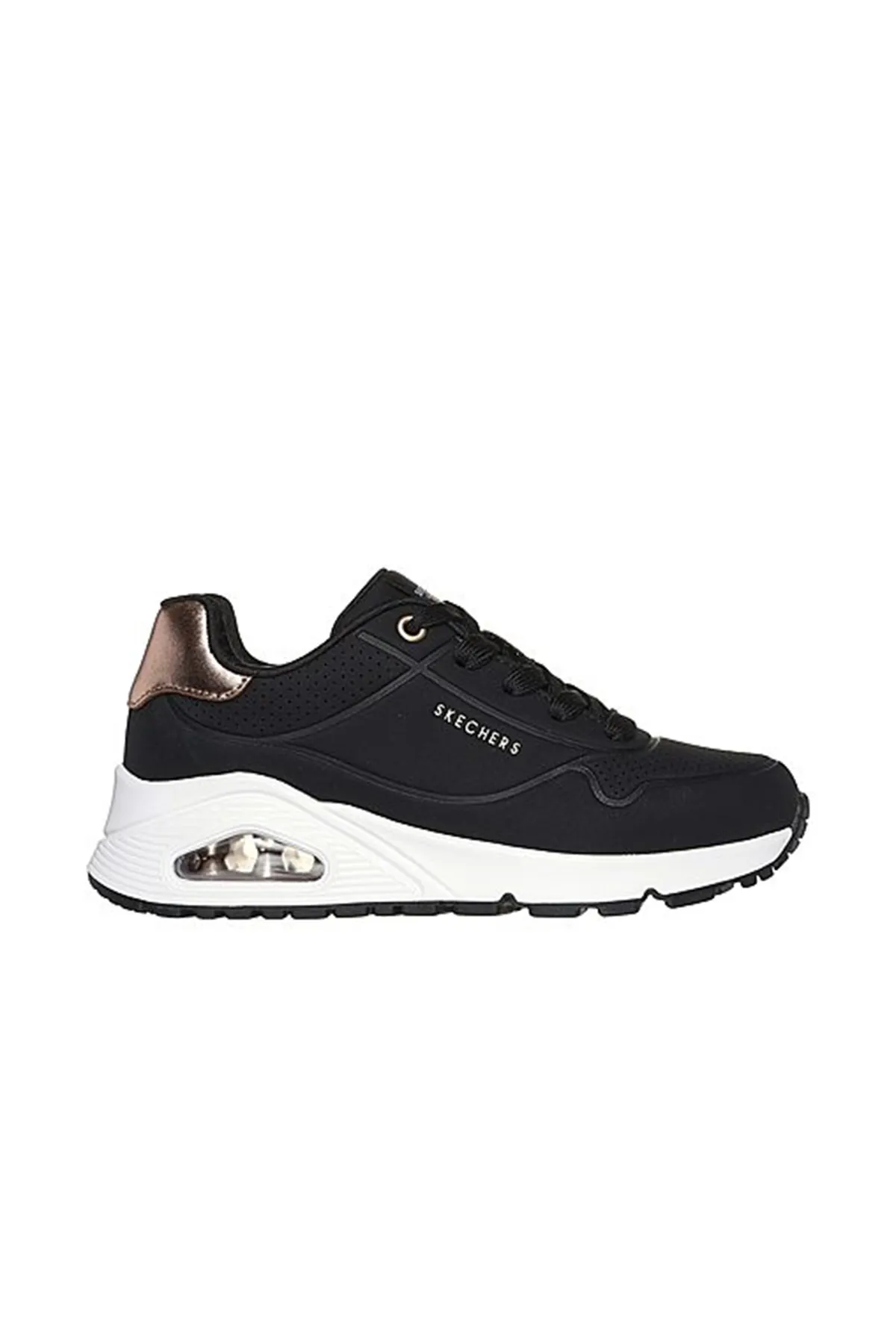 SKECHERS  Sneaker - Schwarz - Flacher Absatz