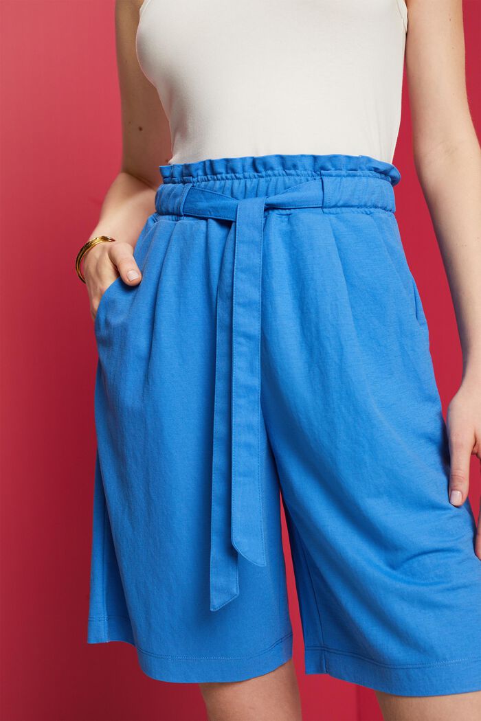 Pull-on Bermudashorts mit Bindegürtel