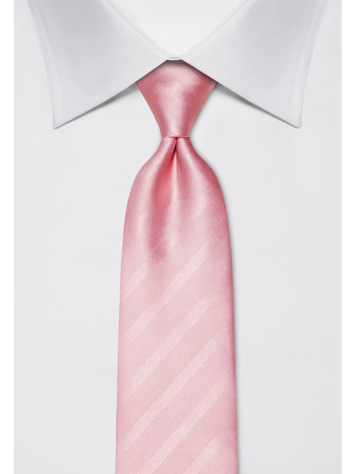 Vincenzo Boretti Krawatte in rosa günstig kaufen onesize