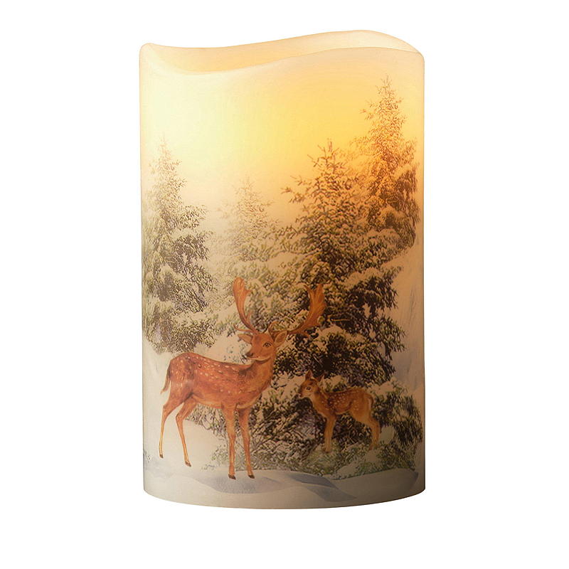 Vie Selected Kubbelys 12,5 cm ø 7,5 cm LED voks print timer