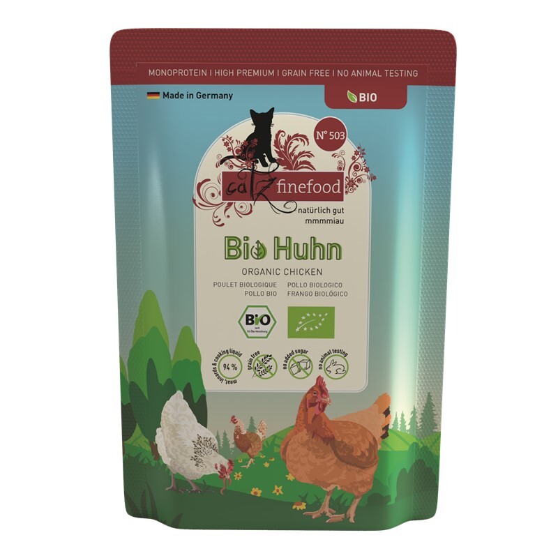 Catz finefood Nassfutter Catz finefood Bio 12x85g No. 503 Huhn