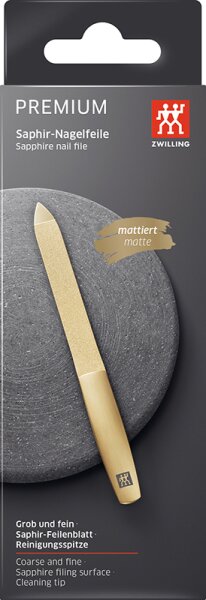 ZWILLING Beauty Premium Saphir-Nagelfeile - gold Nagelfeile