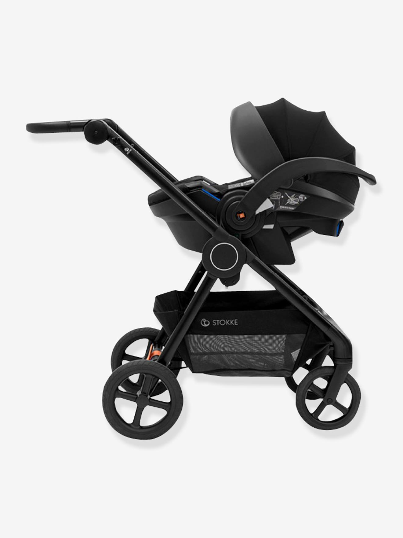 Siège-auto coque STOKKE Izi Go Modular X1 by Besafe®, i-Size 40 à 75 cm, équivalence groupe 0+ noir