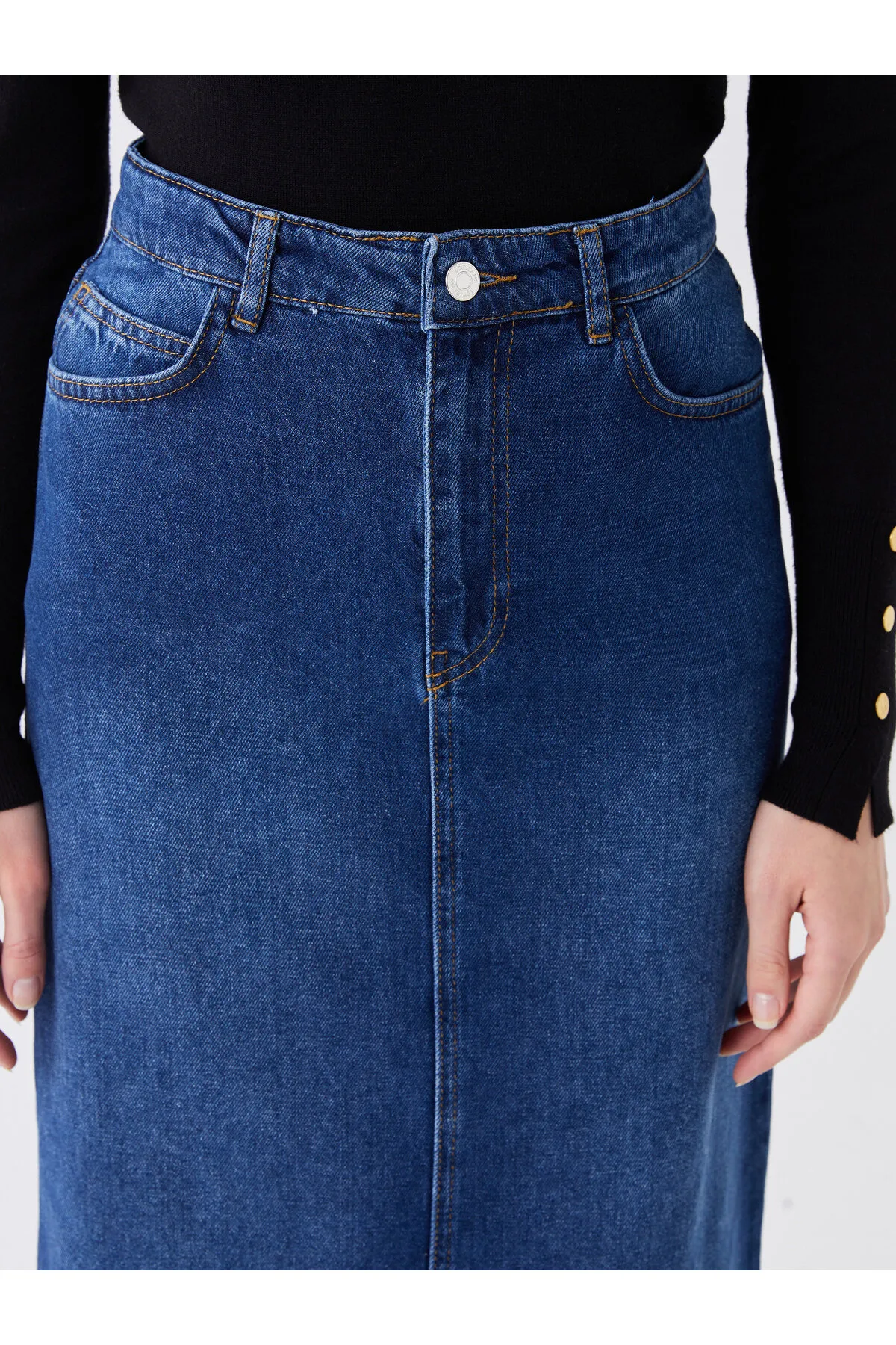 LC Waikiki  Slim Fit Damen-Jeansrock