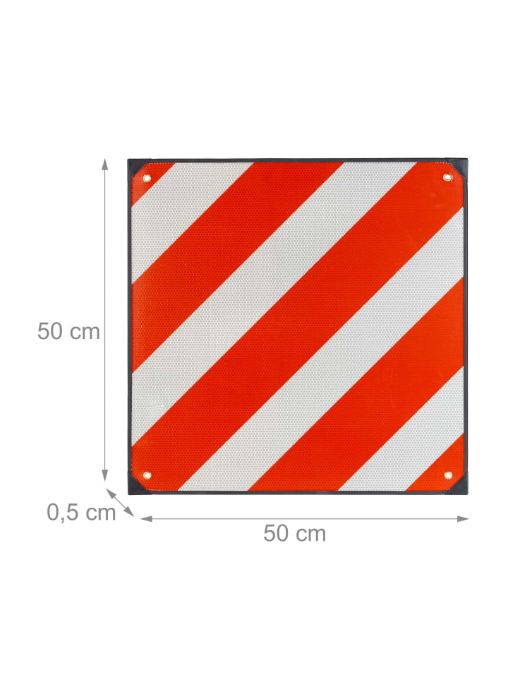 relaxdays Warntafel in Rot/Weiß günstig kaufen onesize