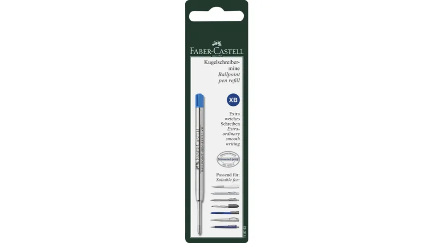 FABER-CASTELL Kugelschreiber Mine Castell Grossraummine XB blau