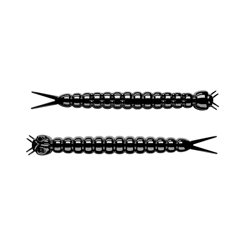 Libra Lures Slight Worm Kunstköder (black)
