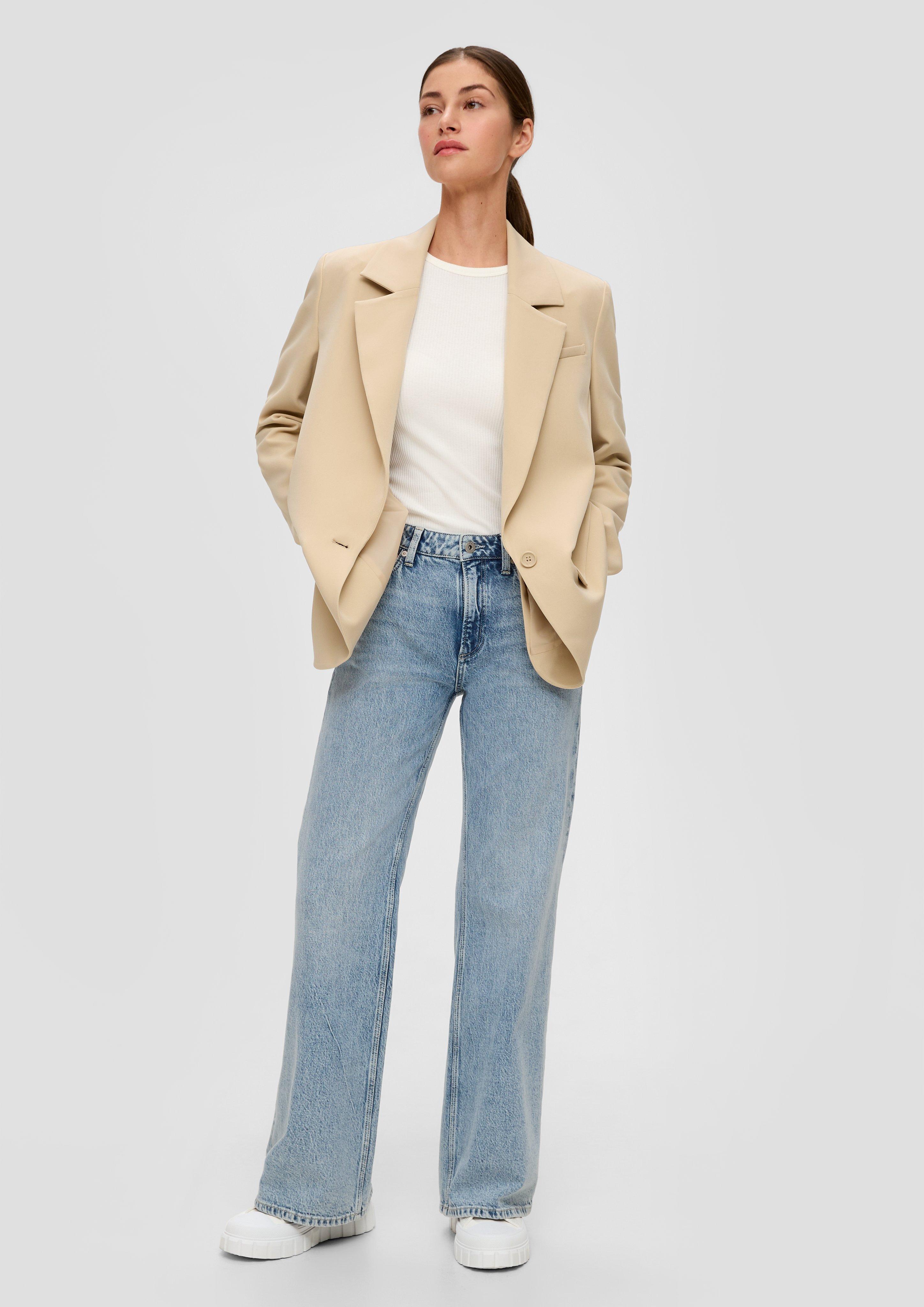 Jeans Catie / Slim Fit / High Rise / Wide Leg / Acid Wash  2140794-55Z2