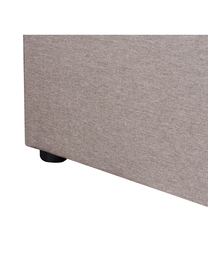 Beliani Doppelbett LAGORD in Beige/Schwarz - (W) 170 x (H) 84 x (L) 214 cm günstig kaufen onesize