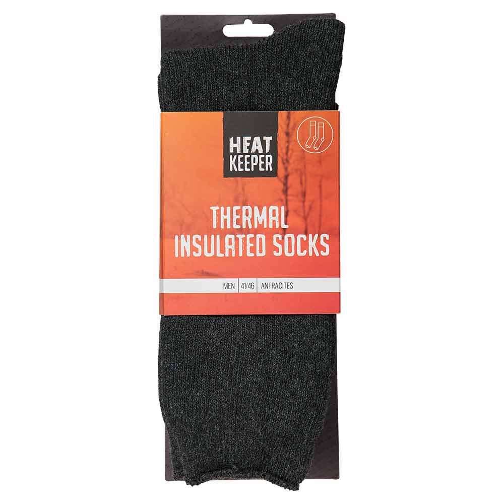 Heat Keeper Anthrazit Herren Thermische Socken