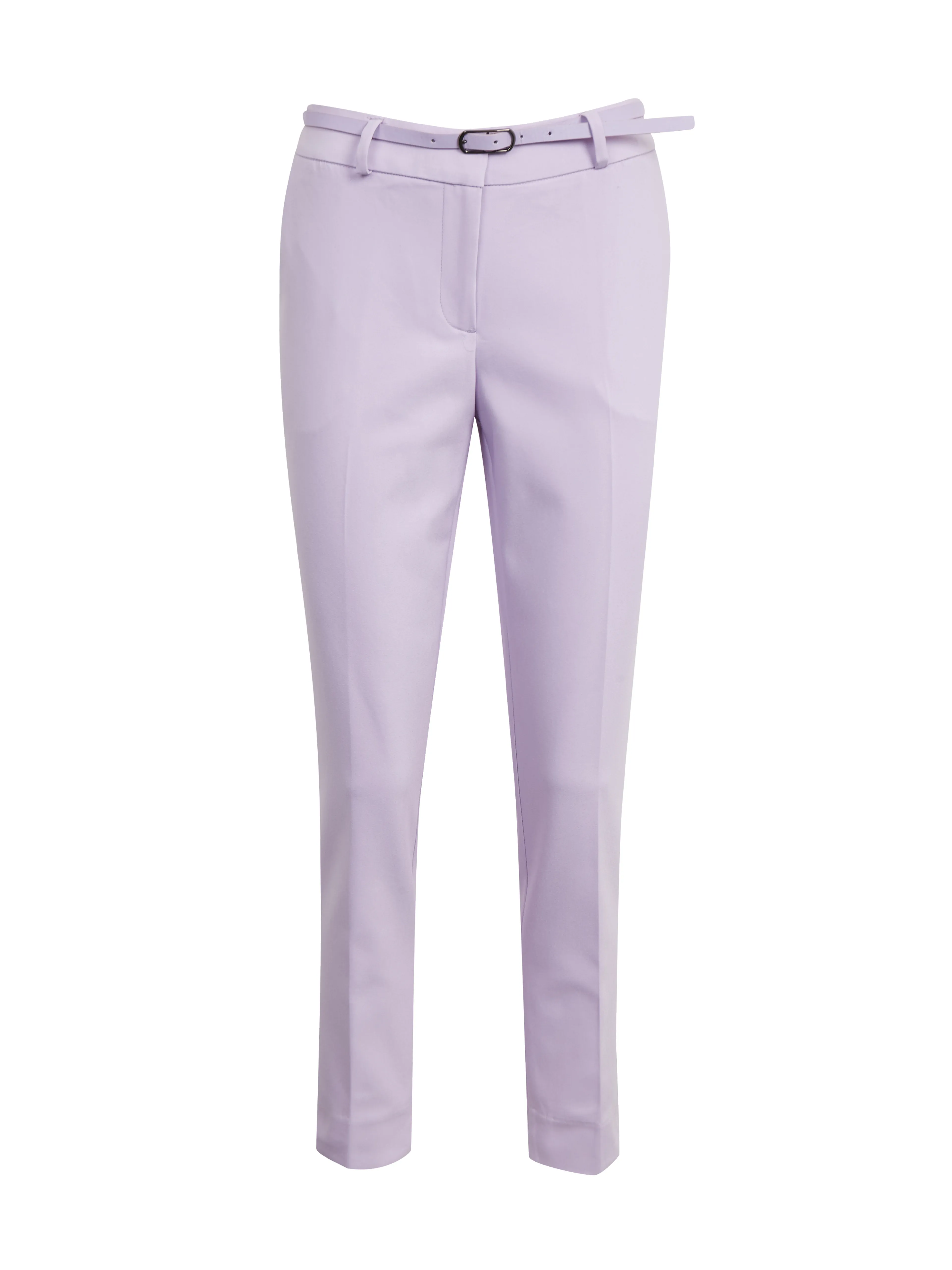 Hellviolette Damenhose mit Gürtel ORSAY