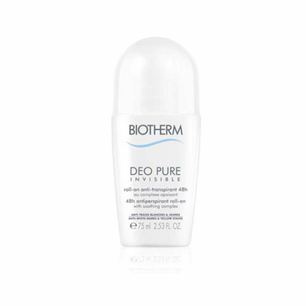 BIOTHERM Deo-Zerstäuber Biotherm Deo Pure Invisible 48H Roll-On 75ml