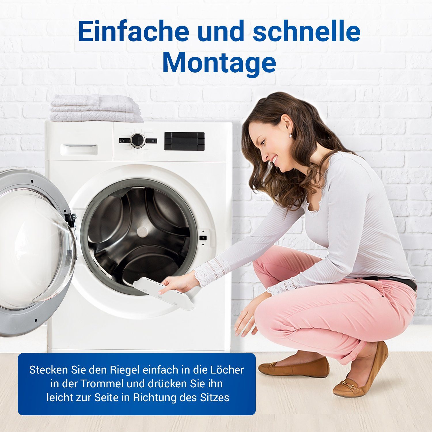 VIOKS Rührwerk Trommelrippe Ersatz für Indesit C00799111, 1-tlg., für Waschmaschine Waschtrockner