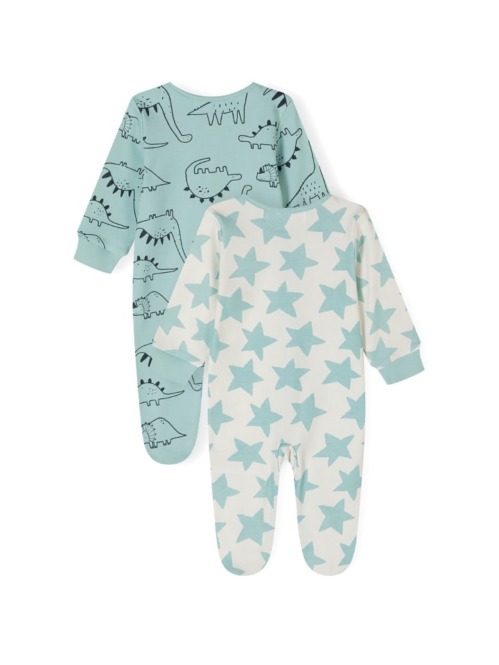 Minoti 2er. Set: Strampler 24babypack17 in mint günstig kaufen